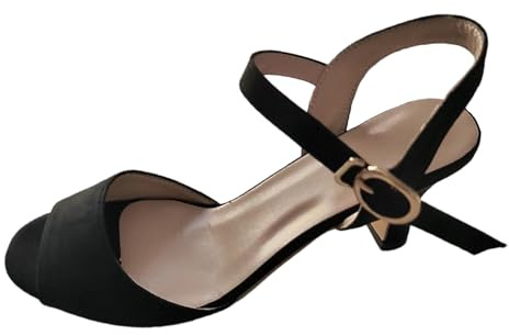Sandali Eleganti Donna Con Tacco Sandali Donna Con 35 Scarpe 33 Il Decollete Cinturino Blu Alto Infradito Pianta Larga Plateau Fucsia Tacchi Pelle Slingback Medio Décolleté Notte 40 Nere Sandalo Nero