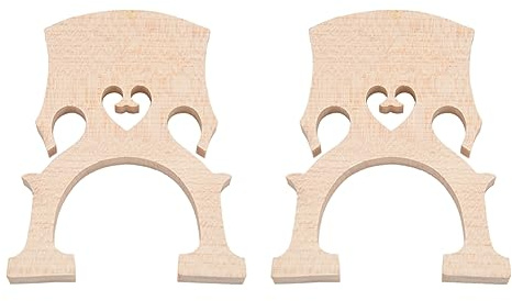 Deechate 2X Puente de Violonchelo Profesional para Violonchelo de Tamano 3/4 Material de Arce Exquisito