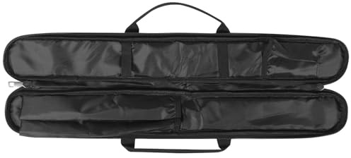 Bolsa de Transporte para Flauta de Tela Oxford Negra | Organizador para Guardar, Diseño Ligero, Protege contra Arañazos y Golpes