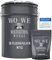WO-WE PEINTURE CARRELAGE cuisine & salle de bain - RÉSINE BI-COMPOSANTE W712 Turquoise pastel - 10Kg