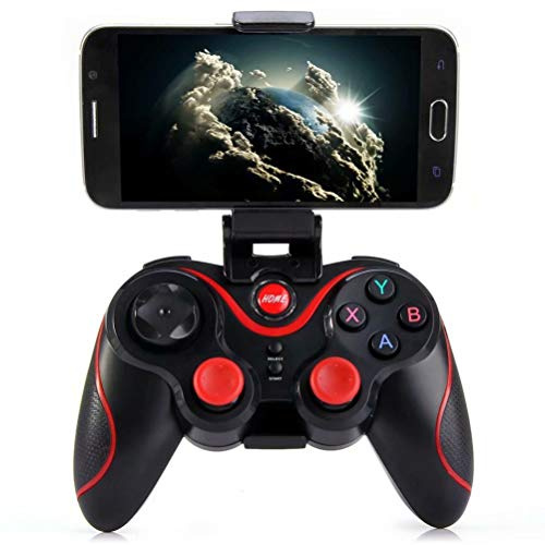 CSZH Sans Fil Manette,USB Gamepad Controller Bluetooth Contrôleur Intelligent Android Gamepad Gaming Télécommande T3 Téléphone pour PC Téléphone Tablet