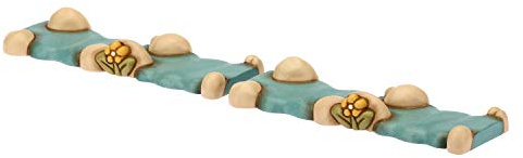 THUN - Set con 2 Pezzi di Fiume Dritti - Presepe Classico - Ceramica - 15x5,6x2,1 cm h cad.