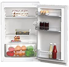 Beko B1803N Frigorifero integrato, porta a traino, buona illuminazione nel dispositivo, fermata della porta sostituibile, ripiani in vetro resistenti, 29 dB, capacità totale 126 l, bianco