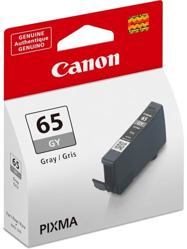 Canon CLI-65 GY Tinte grau, 12,6 ml Druckertinte für PIXMA Tintenstrahldrucker ORIGINAL