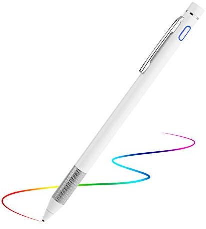Minilabo Stylet pour écran tactile Minilabo Chromebook Flex 5/3, stylet numérique actif avec pointe ultra fine de 1,5 mm pour Lenovo Chromebook Flex 5/3, blanc