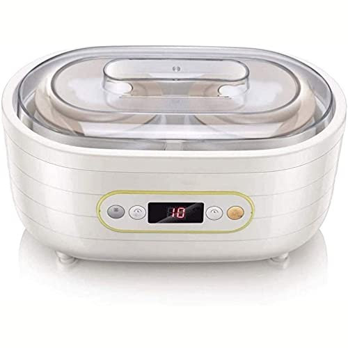 XIXIDIAN Máquina de Yogurt, máquina de Yogurt automática para el hogar, 304 Forro de Acero Inoxidable, calefacción Tridimensional de 360 ​​°, 2 Tanques Interiores Grande + 6 Tanque Interior pequeño