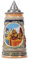 NENBOLEC Boccale di Birra Tedeschi Germania Francoforte Romer Oktoberfest Beer Stein Mug con Coperchio per Compleanno Regalo Uomini Padre Marito 0.6 Liter