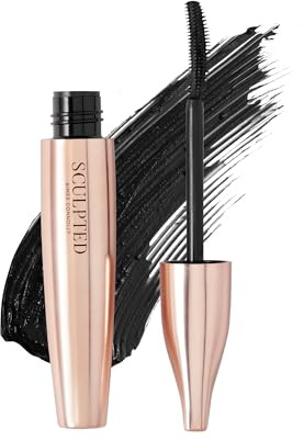 My Mascara Black by Sculpted by Aimee - 12ml Ultra-Black Mascara, Pigment Lengthening, Thickening and Volumising for Long Volume Lashes, Vegan Formula with Provitamin B5 and Curved Wand