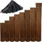 Ogrodzenia Wiklinowe Canisse Osier 120 x 500 cm Clôture de Saule -Canisse Brise Vue Balcon et Patio - Cloture Jardin Exterieur - Protection Contre Le Vent & Le Soleil - 100% Naturel