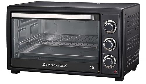 PYRAMIDEA Forno Elettrico Ventilato Capacità 40 Litri 1500W con Timer Colore Nero FOV4015