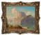 OIGUMR Cadre photo doré vintage 25,4 x 20,3 cm en verre, résine