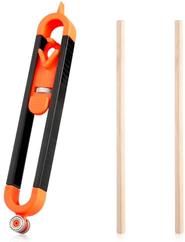 GLADFRESIT Irregular Contour Gauge Profiling Gauges for Woodworking Curvature Measurement，Contour Marking Tools for Flooring, Carpets and Tiles