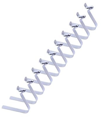 AQXYWUIO Zeltstange, V-förmiges Knopffeder-Schnallenrohr, 4 mm x 7 mm