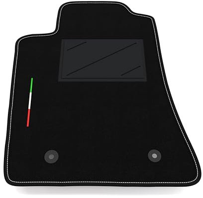 Automatte nur auf der Fahrerseite, 1 Stück, kompatibel mit Toyota Avensis 2003-2006 | 1 maßgeschneiderter Teppich, Italien-Flagge