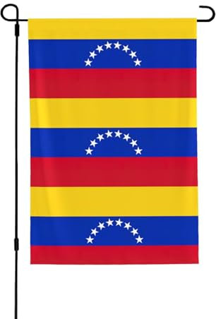 Letreros de la bandera de Venezuela para patio, de doble cara, duraderos, de 28 x 40 pulgadas para decoraciones de temporada