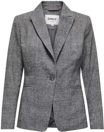 ONLY Onlbekka Life L/S Wool Look Blazer TLR, Color Gris., 40
