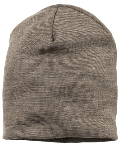Ängel natur | Merino Beanie barnmössa | 70 % ull (kbT), 30 % silke | GOTS certifierad, valnöt, 12-24 Månader