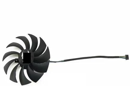 LFGOZSD Laptop parts 2 FAN 100MM 4PIN GAA8S2U RTX3070 GPU fan for ZOTAC for GAMING for GeForce RTX 3070 for AMP for Holo graphics card cooling(Brown)