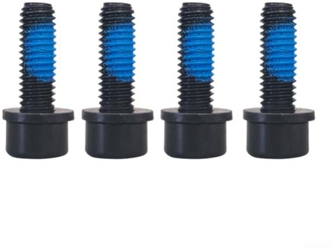 Set of 4 M6x18mm Metric Disc Brake Screws for Bike Calipers with 4mm Hex Wrench Fitment Resistant Coating for Long Term Outdoor Use