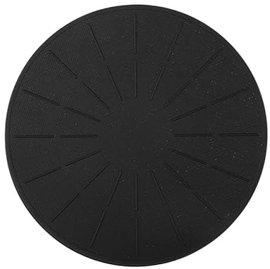 9.45inch Induction Cooktop Protector,Induction Cooktop Silicone Stove Top Mat from Scratches & Spills,Easy to Clean,Black