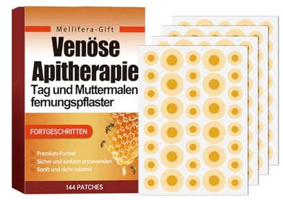 Parches removedores de verrugas con veneno de abeja, de acción rápida e indolora, almohadillas adhesivas, 144 unidades, para manos, pies y piel