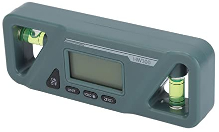 Bewinner Inclinomètre Numérique avec Base Magnétique, Jauge d'angle ABS, Mini Rapporteur de Niveau pour le Traitement Précis du Bois, Réparation Automobile – Écran LCD rétroéclairé, Verrouillage