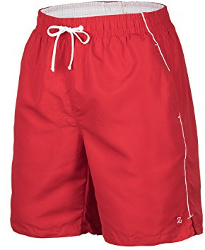 ZAGANO Badeshorts Herren 5104 Badehose Männer Polyester lang S-6XL | Made in EU Innenslip einfarbig schnelltrocknend leicht robust bequem für Strand Pool Urlaub Sommer Meer Sport Freizeit
