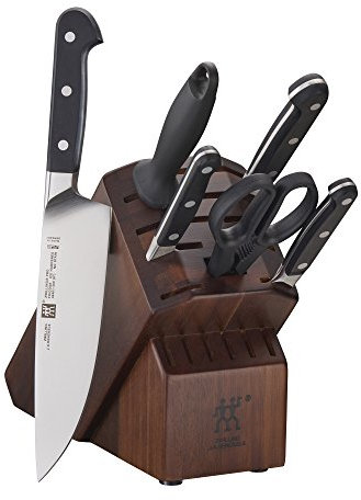 ZWILLING Pro - Juego de cuchillos (7 unidades), color acacia