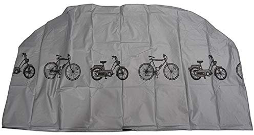 NANANA Fahrradgarage aus Polyethylen, Universal Fahrrad Regen & Staub Schutzhülle wasserdichte UV Schutzhülle Fahrradzubehör für Fahrrad Elektro Motorrad Roller, 210 X 100 cm,Schwarz