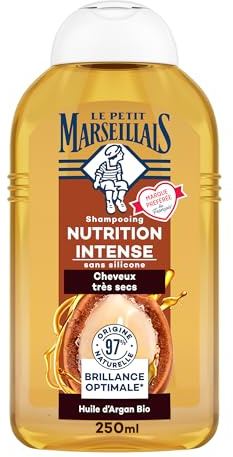 Le Petit Marseillais schampo för infusion Nutrition Calendula och argan, 250 ml (1-pack)