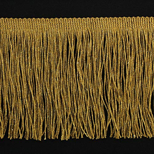 FLECO PASAMANERÍA RAYÓN METALIZADO 13cm (ORO, 10 METROS)