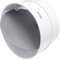 Airope, Connector & Connector Ø 100 mm with Non-Return Valve for Round Duct Ventilation Pipe and Extractor System, Helps Prevent The Return of circulating Fluid.