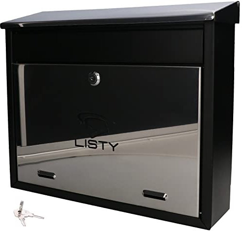 KOTARBAU® Briefkasten Max. C4 mit Grafik Briefkasten aus Edelstahl