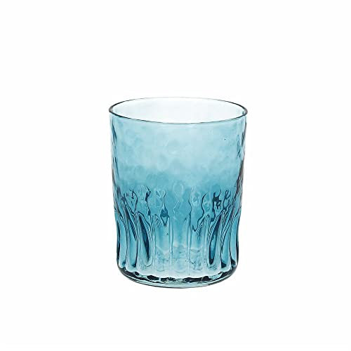 TOGNANA Lot de 6 verres à eau Serena Bleu 320 ml