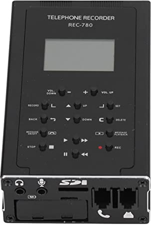 Registratore di Chiamate per Telefono Fisso, Dispositivo di Registrazione Telefonica Automatica con Memoria 32 GB, Supporto per Segreteria Automatica Tipo di Telefono Inducendo Telefono(#2)
