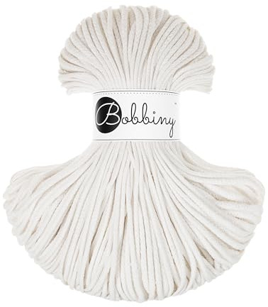 Bobbiny Junior Makramee-Schnur, geflochten, 3 mm, 100 m