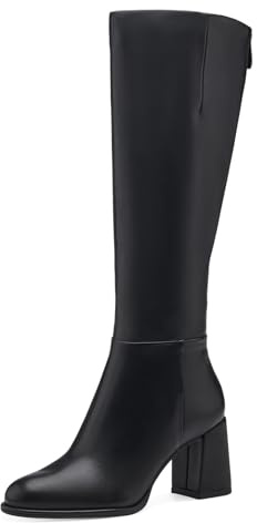 Tamaris Damen Stiefel Leder schwarz 37