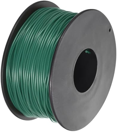 QUARKZMAN Filo 30AWG Calibro 30Filo Intrecciato in PVC Cavo Collegamento, Cavo Elettrico UL1007 Bobina Filo Rame Stagnato 50M/164 Piedi Verde per Collegamenti Interni, Marino