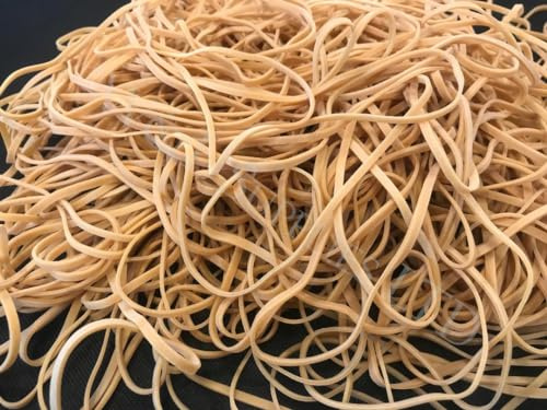 Rubber Elastic Bands Extra Strong - Long 8 Inches 200mm x 3mm (Pack of 500)