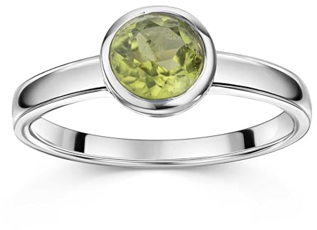 MATERIA by Matthias Wagner Edelstein Ring Silber 925 facettiert für Damen in mehreren Größen