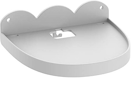 Hhmmei2024-23 Boxenständer Lautsprecherständer Universelle Wandhalterung for Router, Smart Home, Lautsprecher, Mobiltelefone, clevere kleine Ladeschale für Heimkino und Studio(Weiß)