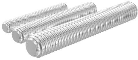 GUEEYUAW 12 Stück Gewindestange M8×70mm 304 Edelstahl A2 V2A Vollgewinde | DIN 976