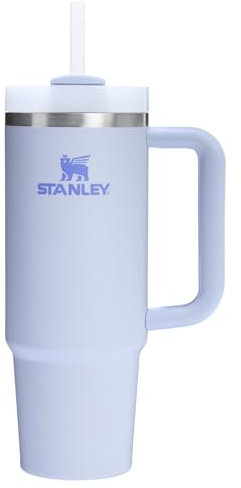 Stanley Quencher H2.0 Tumbler with Handle and Straw 30 oz | Flowstate 3-Position Lid | Cup Holder Compatible for Travel | Insulated Stainless Steel Cup | BPA-Free | Dew Drop