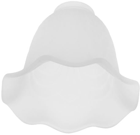 HOMSFOU Abat-jour Verre De Remplacement à Motif Floral Inversé Forme Tulipe Pour Lampe Murale Et Lustre Verre Délavé à Acide Adapté Suspendre Et Plafonnier Intérieur