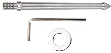 RASTKY Erdungsspitzenhalterung - Metall Spike Mount Tripod Monopod mit 3/8 Zoll Schraubengewindezubehör - Ideales Fotografieren auf Verschiedenen Geländen (12 cm)