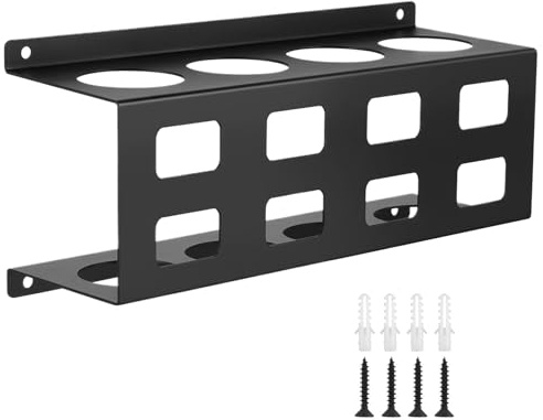 Soporte de varilla de soldadura: soporte resistente, soporte de tubo de 4 compartimentos, contenedor de soldador para almacenamiento de herramientas, reparación, técnico, fabricación, industria