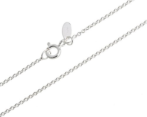 Ärvkedja för barn 1,3 mm – 925 silver – valbar längd 32–37 cm, Sterlingsilver, Ingen ädelsten