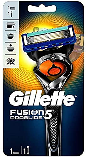 Gillette Fusion 5 ProGlide Rasierer Herren mit Trimmerklinge für Präzision und Gleitbeschichtung, Rasierer + 1 Rasierklinge