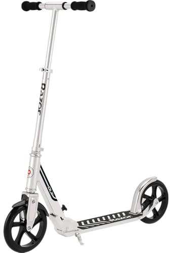 Razor A5 DLX Kick Scooter for Kids Ages 8+ - 8 Urethane Wheels, Foldable, Anti-Rattle Handlebars, For Riders up to 220 lbs