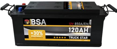 BSA LKW Batterie 120Ah 12V Transporter Starterbatterie statt 115Ah 110Ah